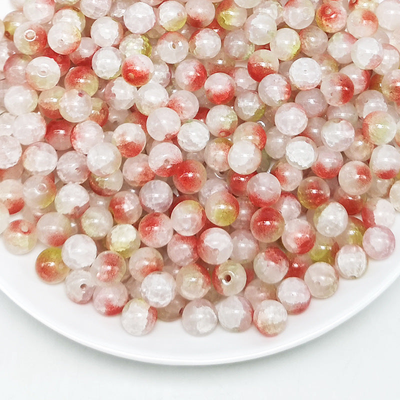 Wholesale 50PCS Glass Cracked Crystal Beads